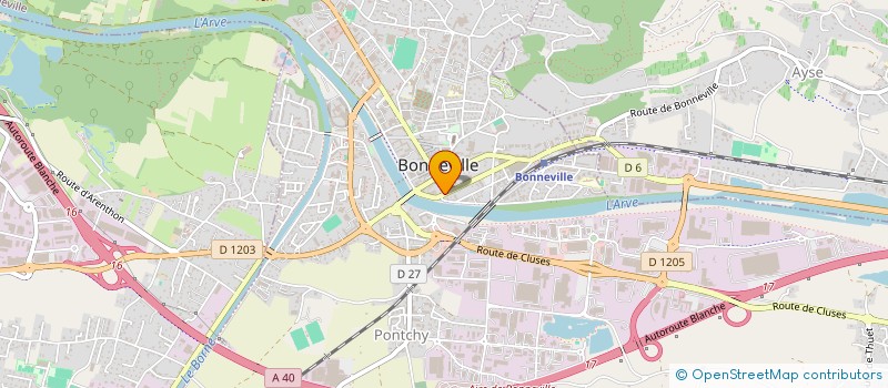 localisation de l'entreprise POWERBIKE  BONNEVILLE