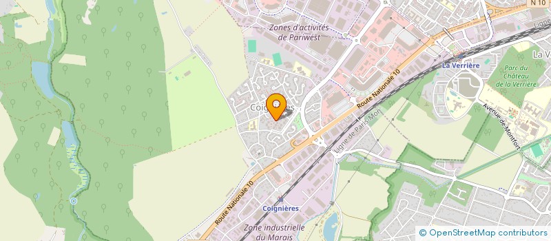 localisation de l'entreprise POWERBORNE  COIGNIERES