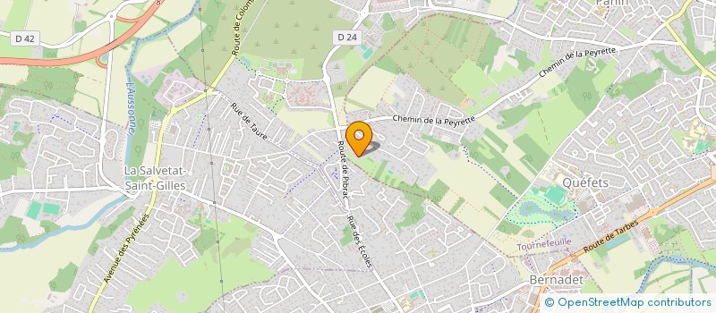 localisation de l'entreprise POWERBUILDING  TOURNEFEUILLE