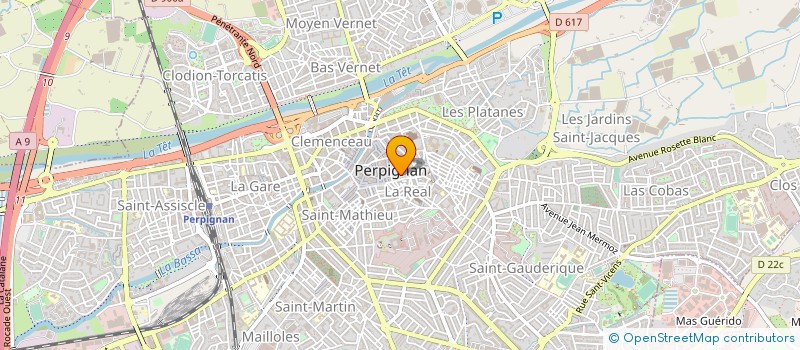 localisation de l'entreprise POWERCARD SYSTEM  PERPIGNAN