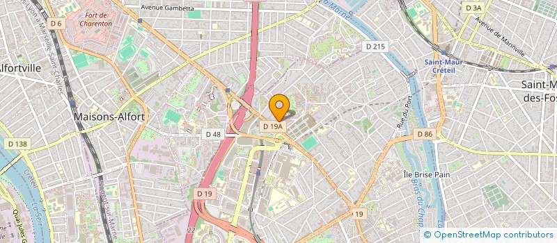 localisation de l'entreprise POWERCOM  CRETEIL