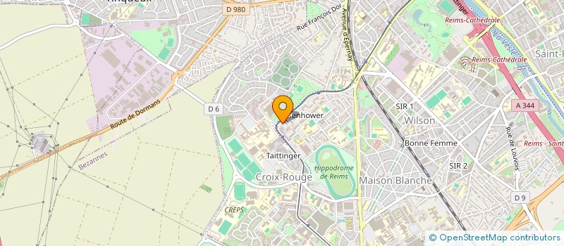 localisation de l'entreprise POWERDO à REIMS