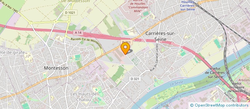 localisation de l'entreprise POWERPLUS  CARRIERES-SUR-SEINE