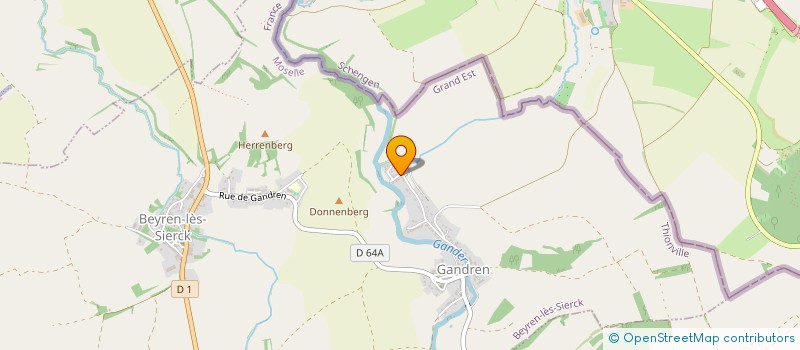 localisation de l'entreprise POWERSOL  BEYREN-LES-SIERCK