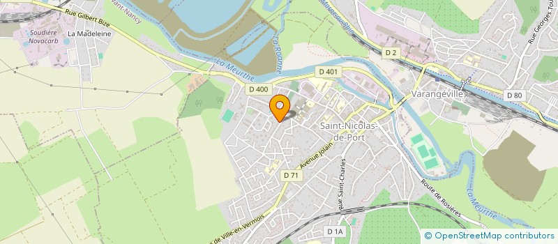 localisation de l'entreprise POWERSPORT OHMER  SAINT-NICOLAS-DE-PORT