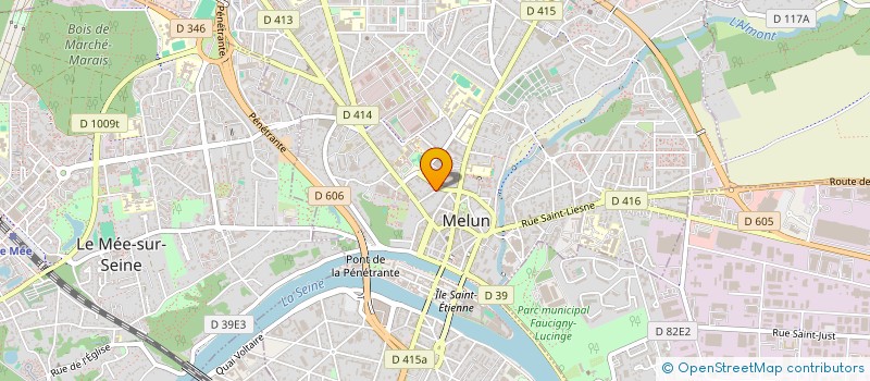 localisation de l'entreprise POWERTECH DISTRIBUTION à MELUN