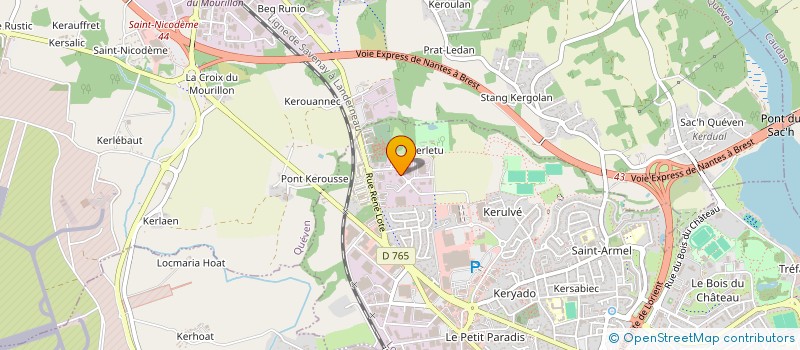 localisation de l'entreprise POWERTRANS à LORIENT