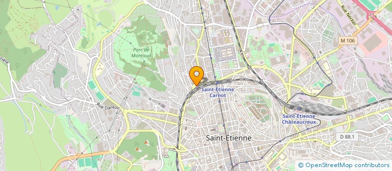 localisation de l'entreprise POWOW à SAINT-ETIENNE