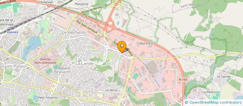 localisation de l'entreprise POWUP  VANNES