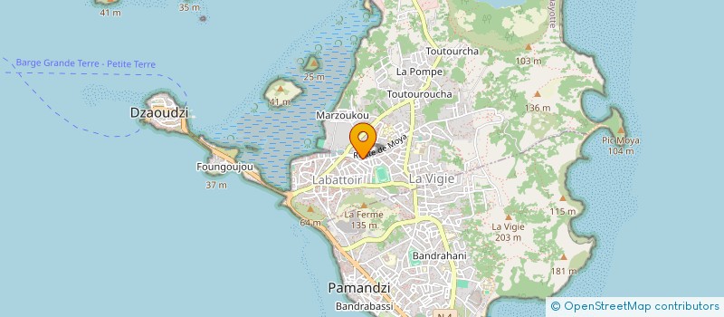 localisation de l'entreprise POXYT METAL à DZAOUDZI