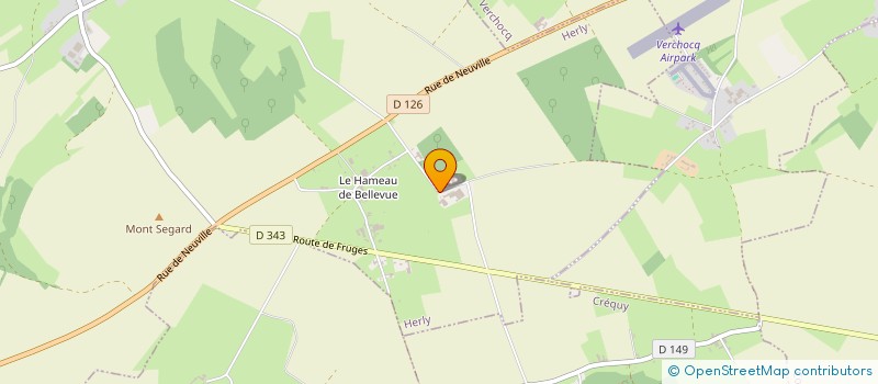 localisation de l'entreprise POY  HERLY