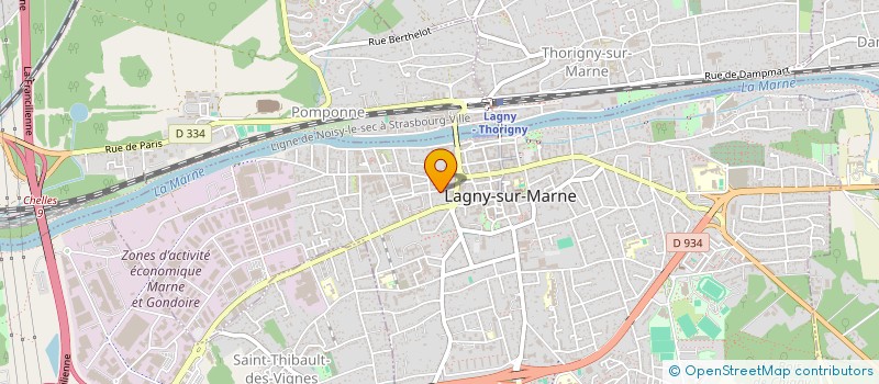 localisation de l'entreprise POYARD MICHEL ET POYARD ALAIN  LAGNY-SUR-MARNE