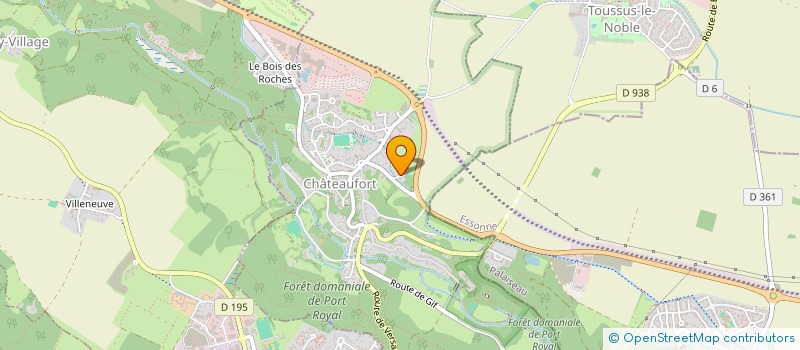 localisation de l'entreprise POYATA  CHATEAUFORT