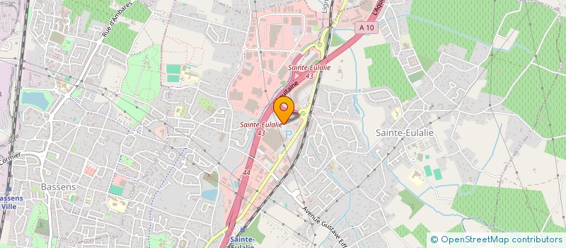 localisation de l'entreprise POYEL  SAINTE-EULALIE