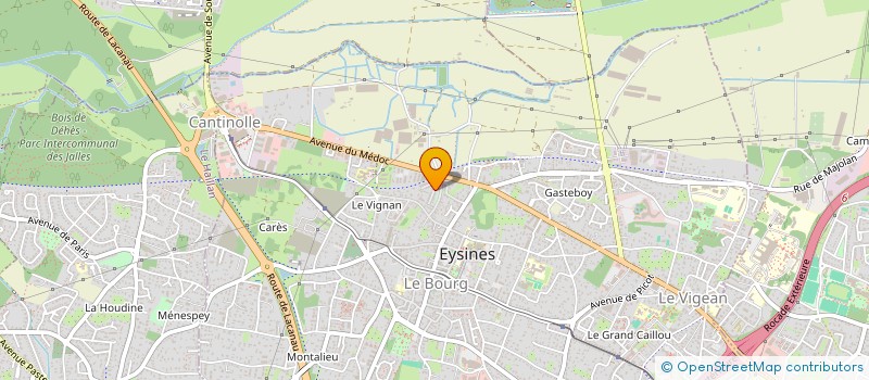 localisation de l'entreprise POYEL  EYSINES