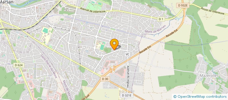 localisation de l'entreprise POYET à MONT-DE-MARSAN