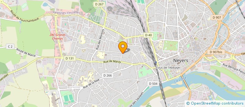 localisation de l'entreprise POYO à NEVERS