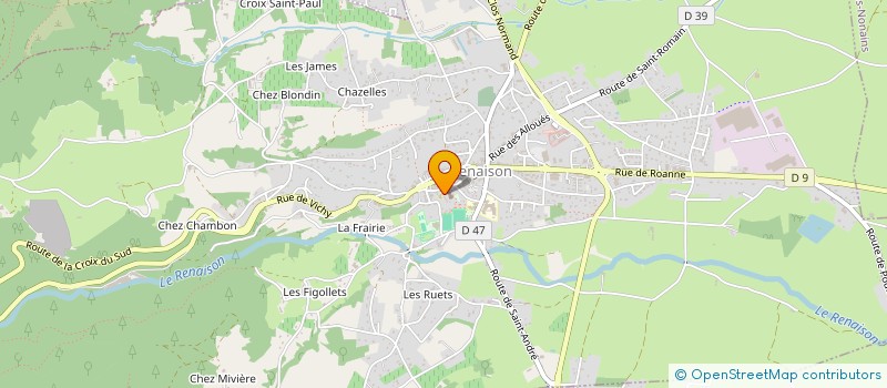 localisation de l'entreprise POYRAZ  RENAISON