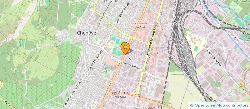 localisation de l'entreprise POZ & STEEL  CHENOVE