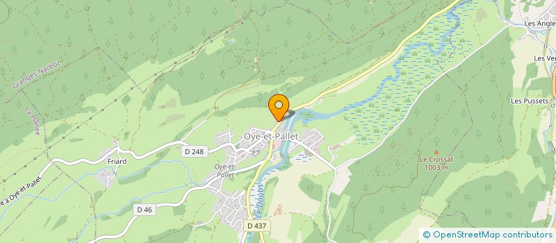 localisation de l'entreprise POZADO  OYE-ET-PALLET