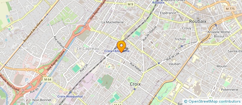 localisation de l'entreprise POZONS NOUS à CROIX
