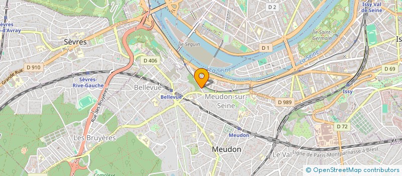 localisation de l'entreprise POZZ  MEUDON