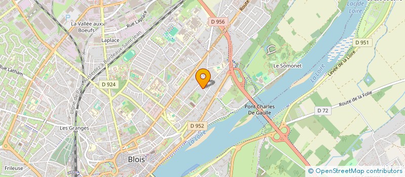 localisation de l'entreprise POZZI  BLOIS