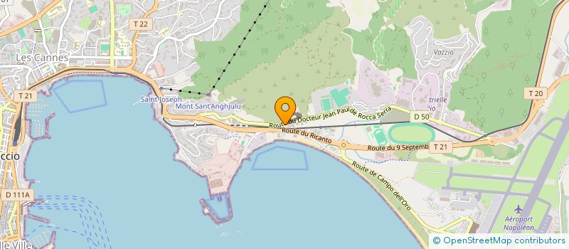 localisation de l'entreprise POZZO  AJACCIO