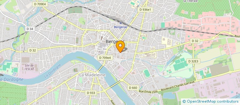 localisation de l'entreprise POZZY à BERGERAC