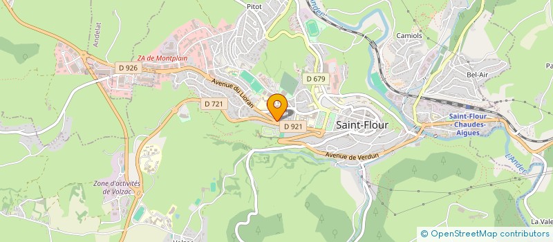 localisation de l'entreprise PP à SAINT-FLOUR