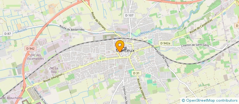 localisation de l'entreprise PP AGENCEMENT à MONTEUX