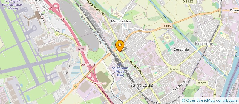 localisation de l'entreprise PP ATIK SASU à SAINT-LOUIS
