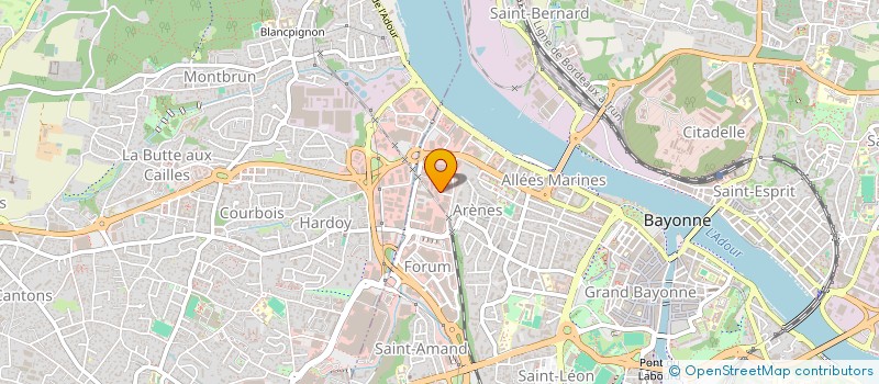 localisation de l'entreprise PP-IMMO à BIDART