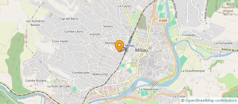 localisation de l'entreprise PP NETTOYAGE  MILLAU