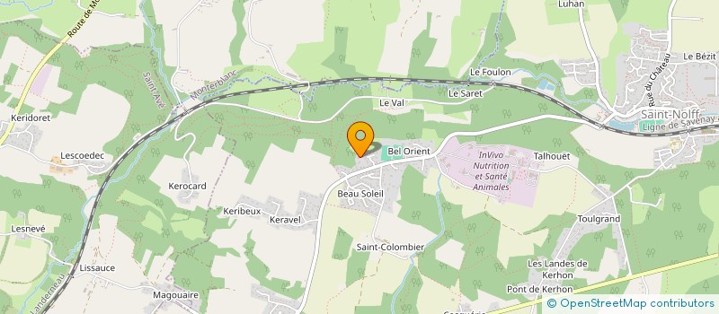 localisation de l'entreprise PP PIZZA  SAINT-NOLFF