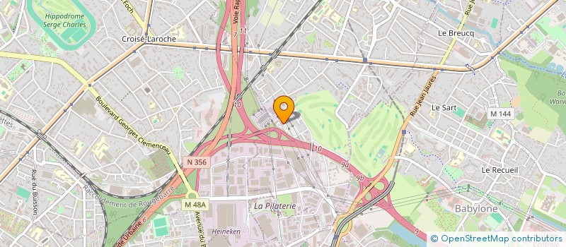 localisation de l'entreprise PP QUAROUBLE  WASQUEHAL