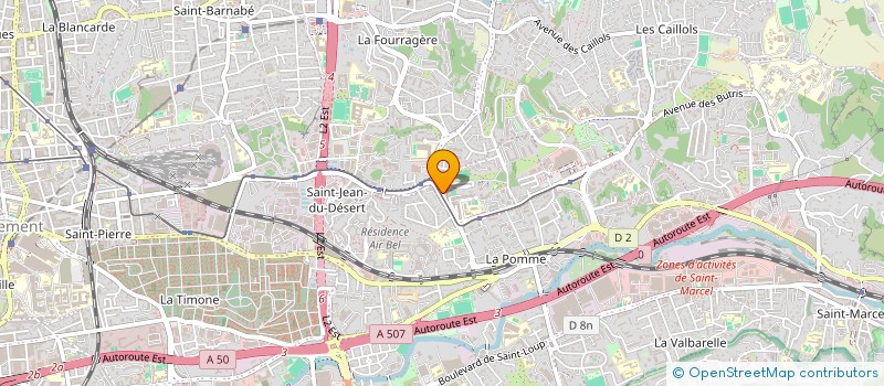 localisation de l'entreprise PP3D  MARSEILLE