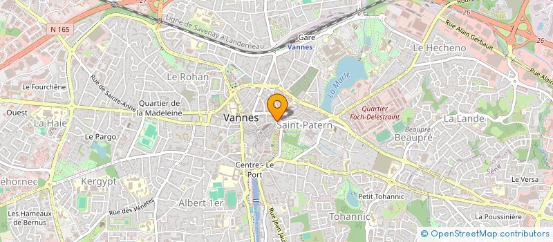 localisation de l'entreprise PP56 à VANNES