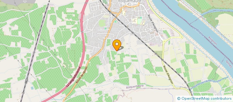 localisation de l'entreprise PPAM & CHATAIGNES HALLES DE L'ABBAYE  ROQUEMAURE