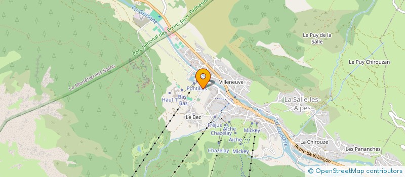 localisation de l'entreprise PPAP à LA SALLE-LES-ALPES