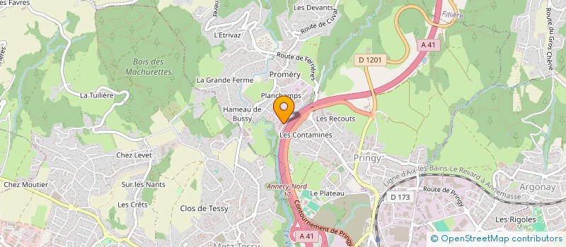 localisation de l'entreprise PPB à ANNECY