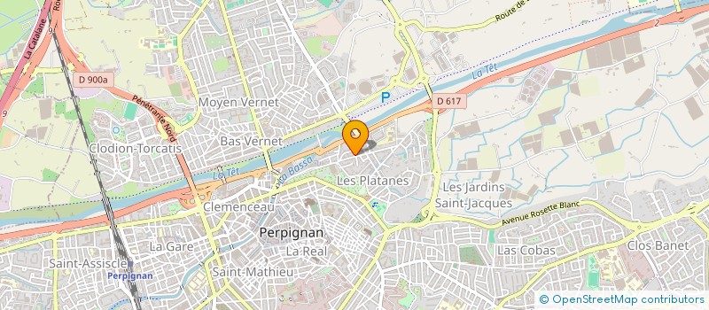 localisation de l'entreprise PPBI VALENTIN  PERPIGNAN