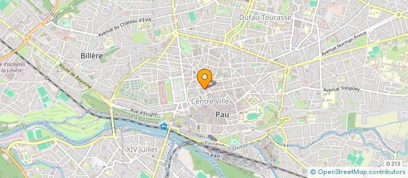 localisation de l'entreprise PPBL HUISSIERS à PAU
