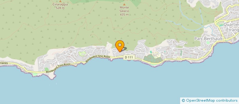 localisation de l'entreprise PPC à AJACCIO