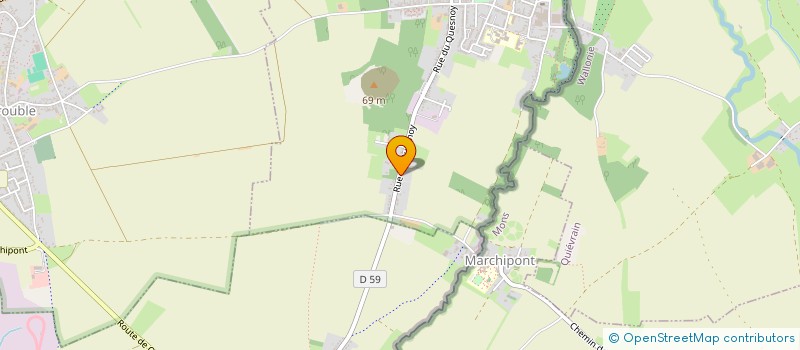 localisation de l'entreprise PPC  QUIEVRECHAIN