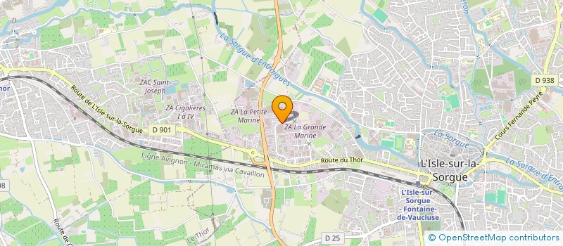 localisation de l'entreprise PPC  L'ISLE-SUR-LA-SORGUE