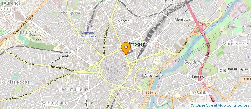 localisation de l'entreprise PPC CONSEILS à LIMOGES