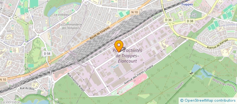 localisation de l'entreprise PPC PRODUITS ET PROCEDES CHIMIQUES à TRAPPES