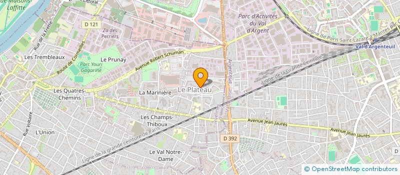 localisation de l'entreprise PPCFBAT  SARTROUVILLE