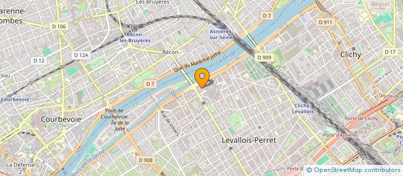 localisation de l'entreprise PPCH 3 à LEVALLOIS-PERRET